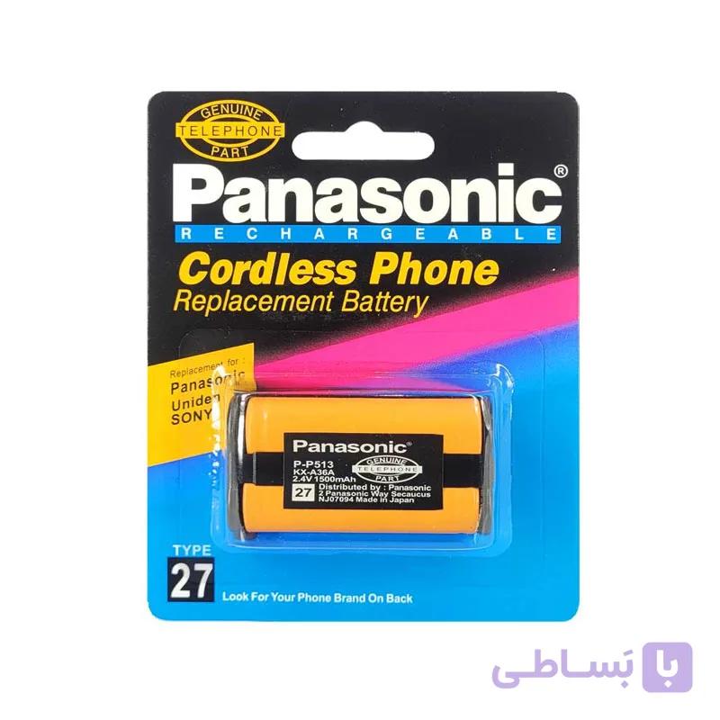 باتری تلفن بی سیم شارژی مدل P-P513 — تصویر 1