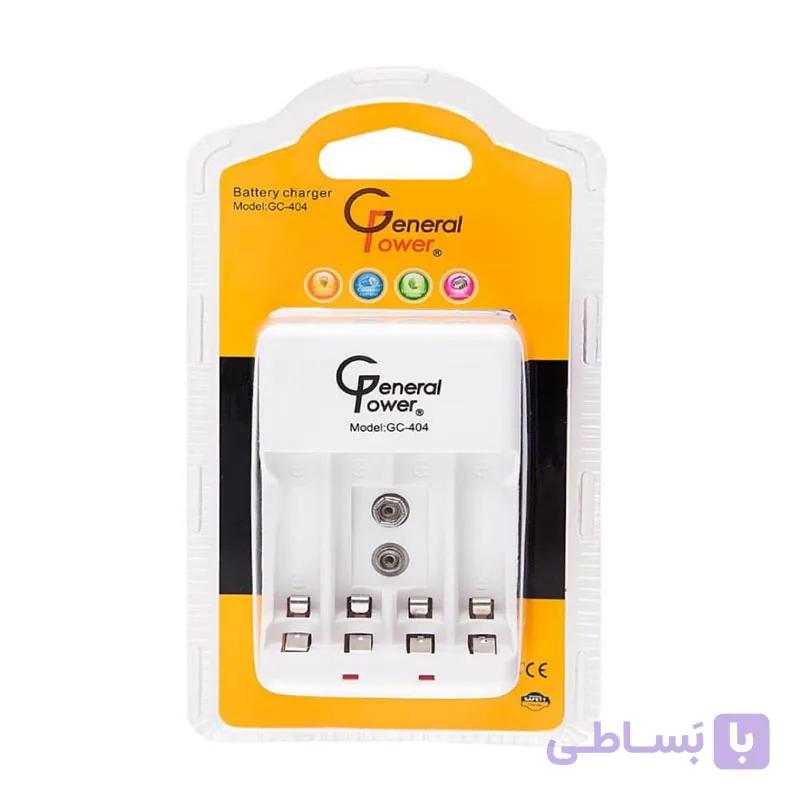 شارژر چند کاره دیواری GC-404 برند GENERAL POWER (قلمی، نیم قلمی، کتابی) — تصویر 1