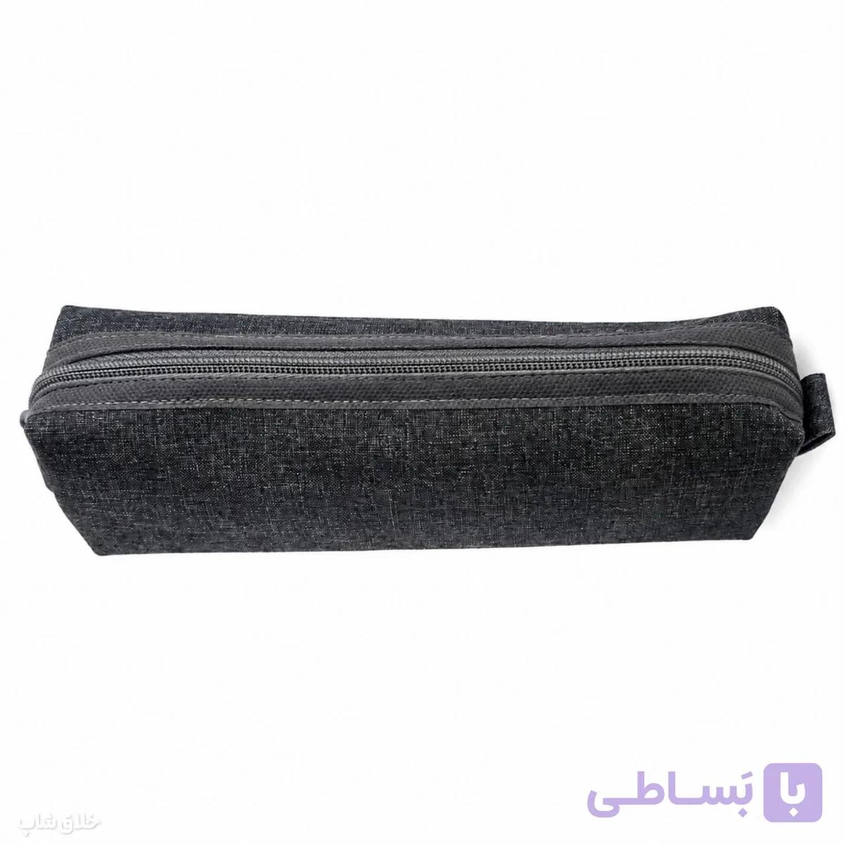 جامدادی و کیف لوازم آرایشی برزنتی با لایه داخلی فوم — تصویر 1