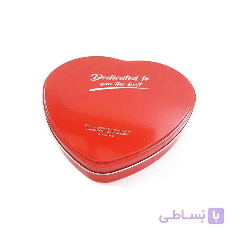 جعبه کادویی قلب مدل ظرف فلزی — تصویر 1