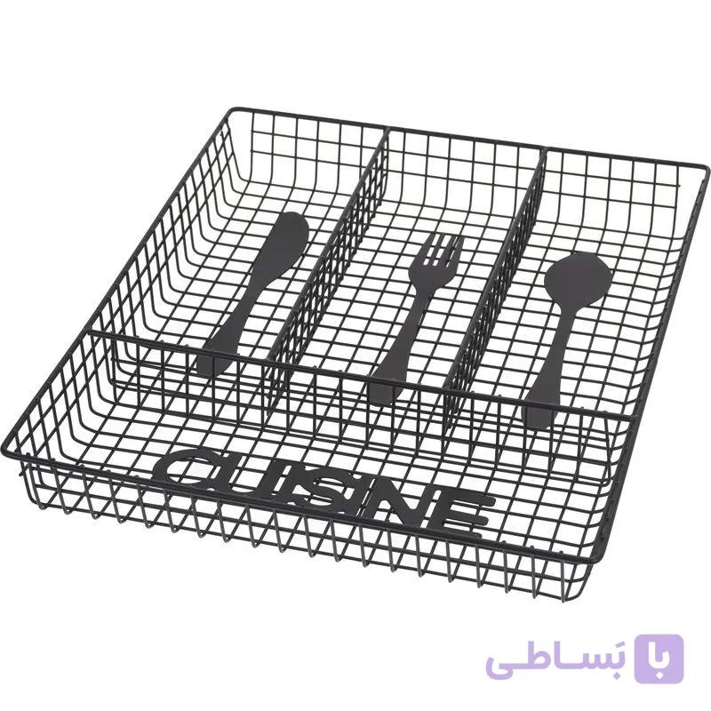جای قاشق و چنگال فلزی CUISINE کد 04 — تصویر 1