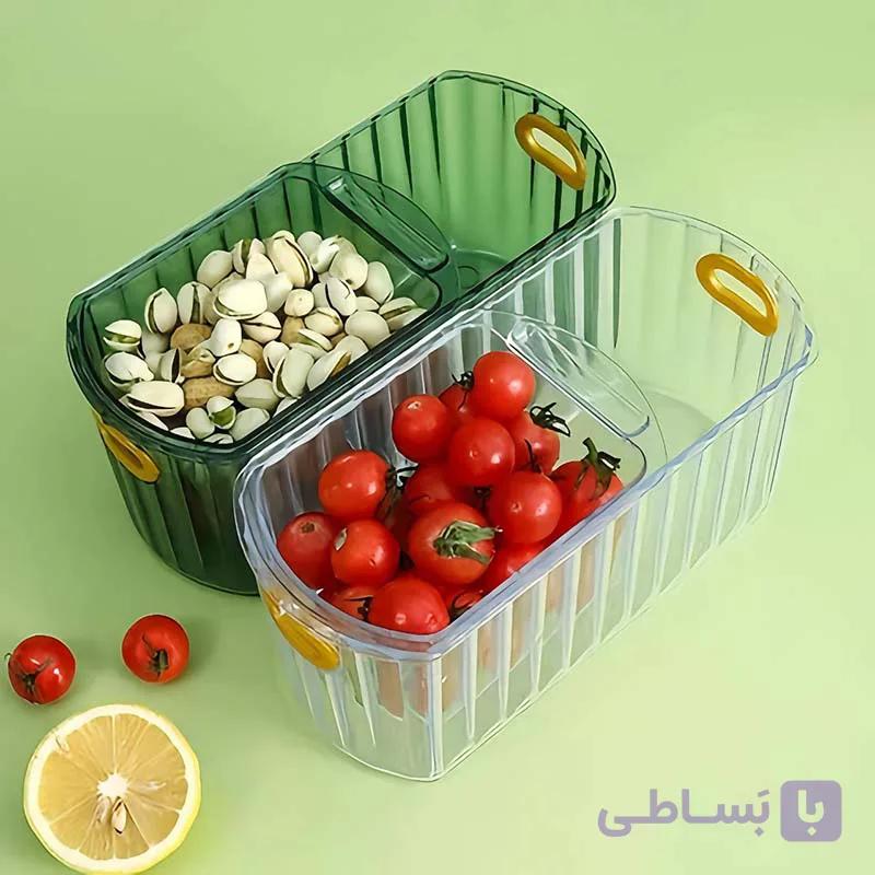 ظرف تخمه خوری و میوه خوری 2 قسمته — تصویر 1