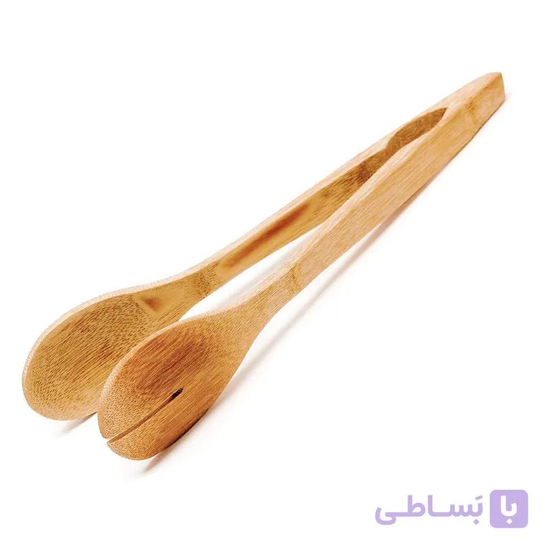 انبر سالاد چوبی وارداتی — تصویر 1