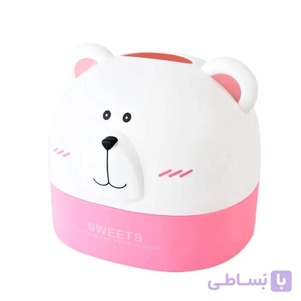 جا دستمال کاغذی فانتزی طرح خرس کد Bear15 — تصویر 1