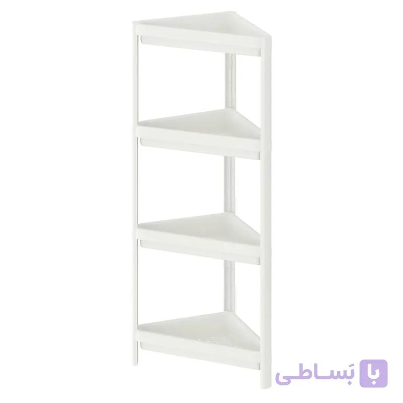 استند گوشه حمام ایکیا ۴ طبقه مدل مثلثی — تصویر 1