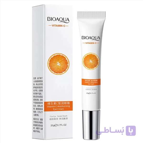 کرم رفع سیاهی دور چشم ویتامین سی Bioaqua Vitamin C — تصویر 1