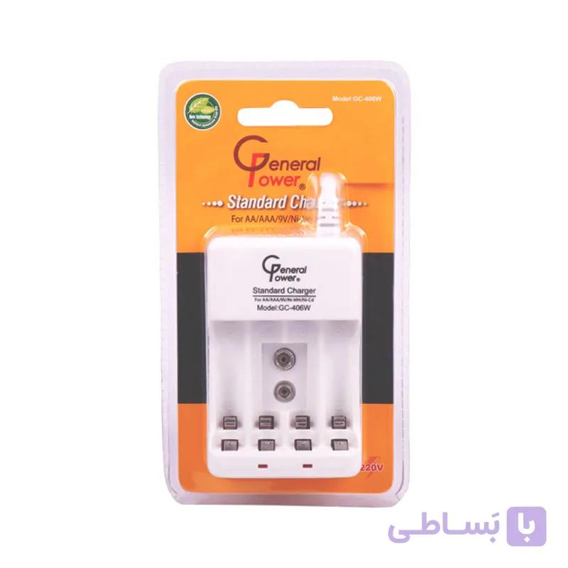شارژر چند کاره رومیزی GC-406W برند GENERAL POWER (قلمی، نیم قلمی، کتابی) — تصویر 1