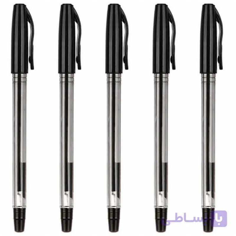 خودکار مشکی اطلس (مجموعه 5 عددی) نوک 0.7 ATLAS — تصویر 1