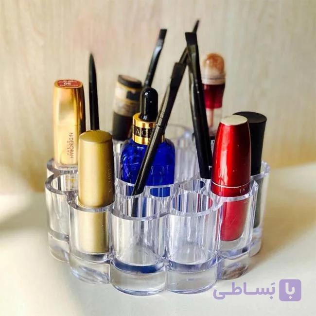 استند رژلب و براش آرایشی اسپینر کد VP103 — تصویر 1