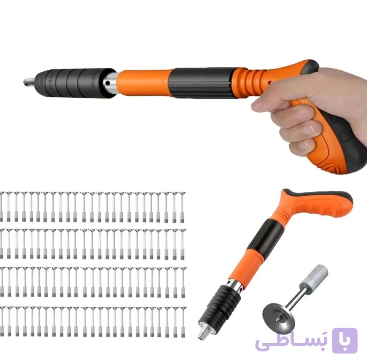 میخکوب تفنگی +50 میخ چاشنی AIR NAILER — تصویر 1