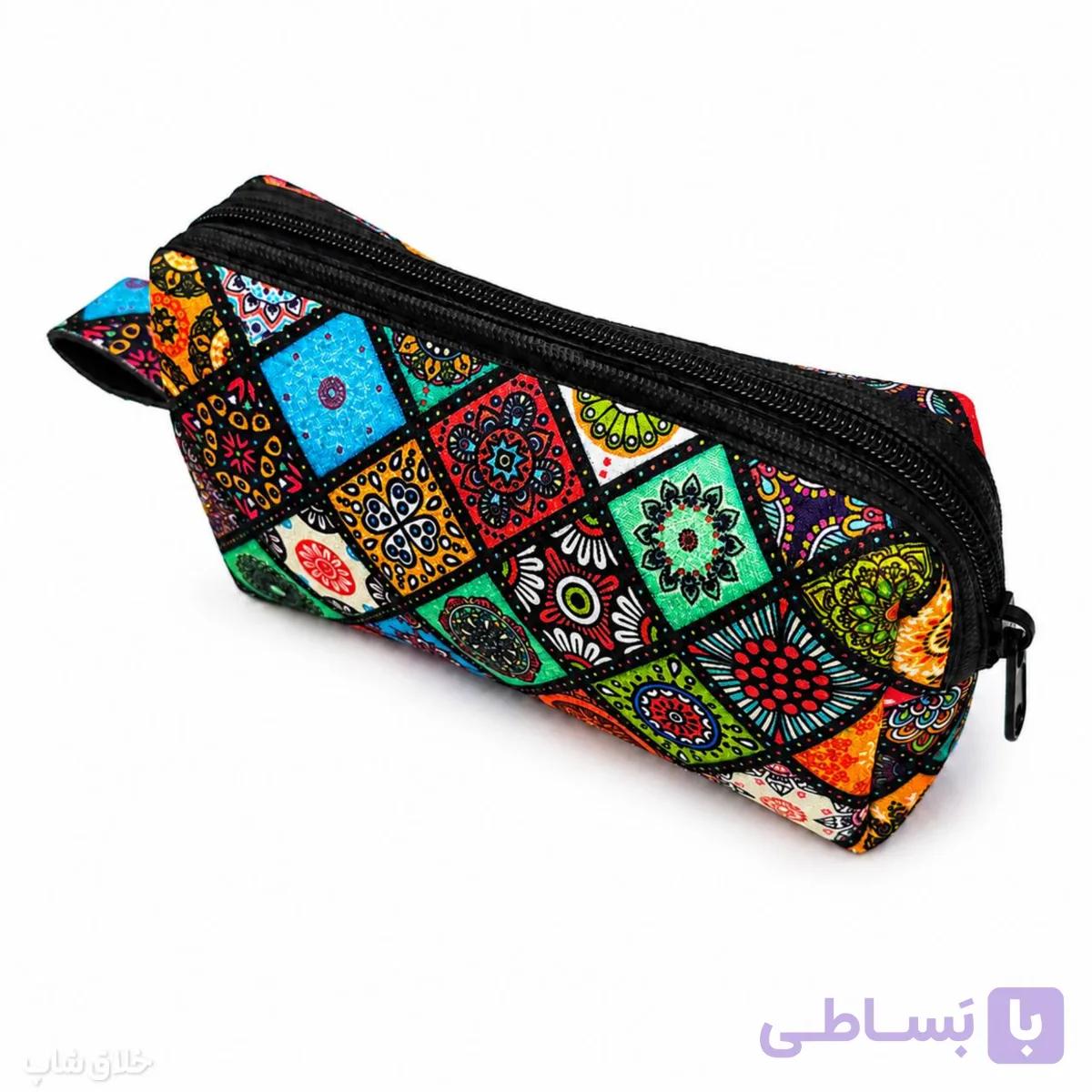 کیف لوازم آرایش طرح سنتی — تصویر 1