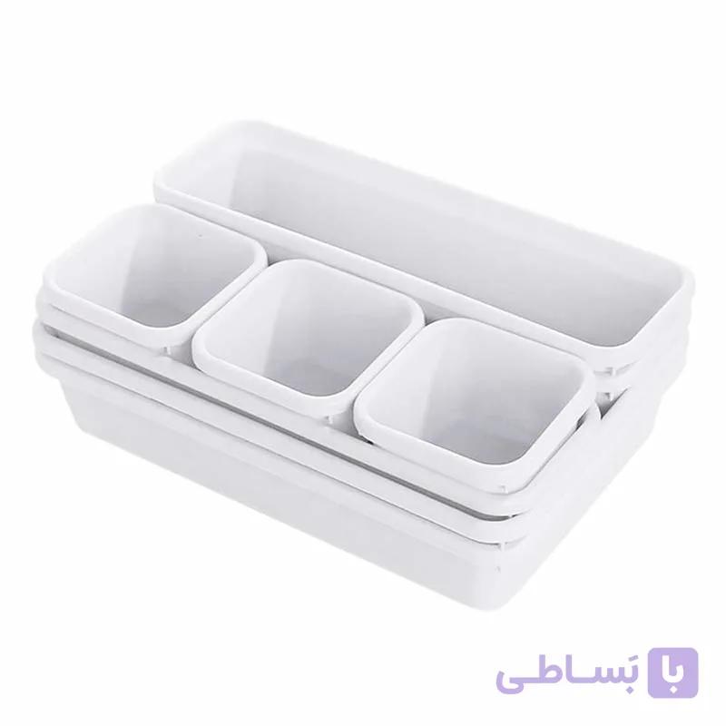نظم دهی کشو 8 پارچه پلاستیکی — تصویر 1
