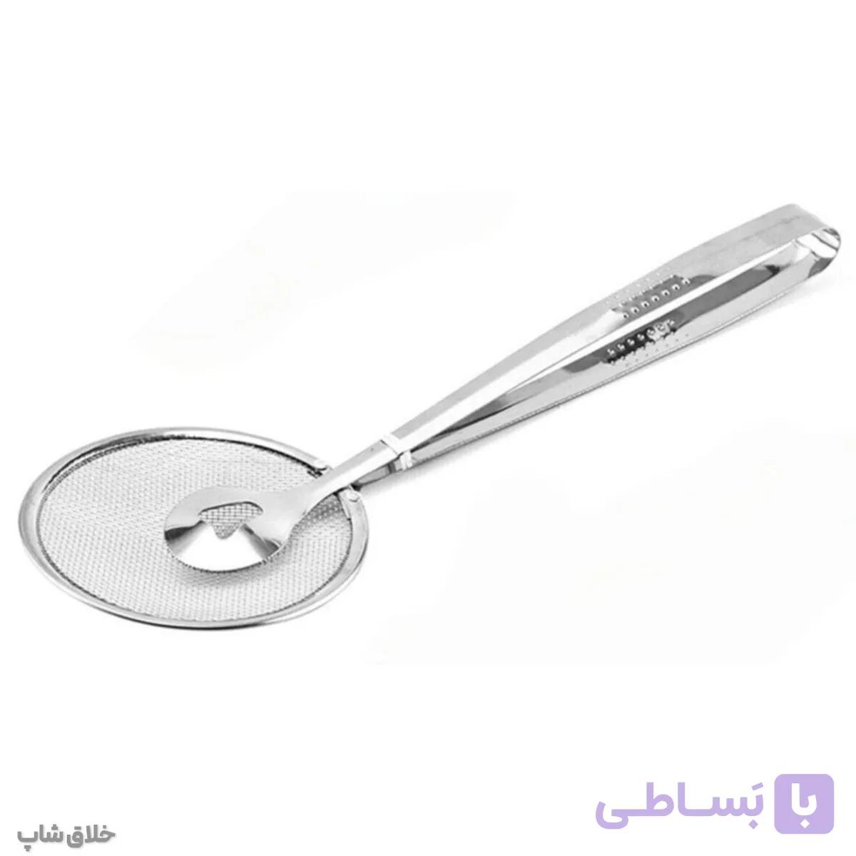 انبر روغن گیر سیب زمینی استیل کد M75 — تصویر 1
