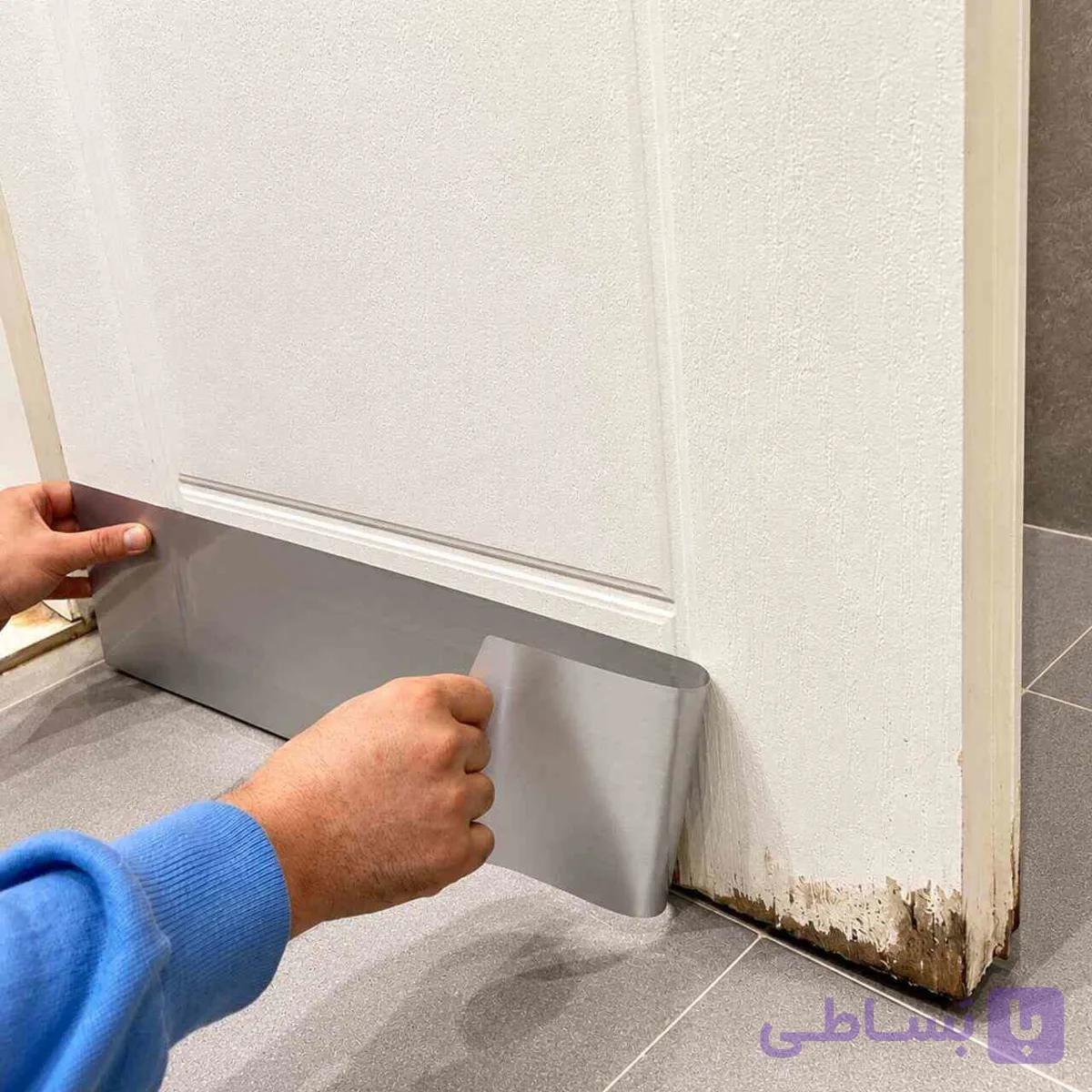 برچسب پایین درب حمام و سرویس بهداشتی (برچسب ترمیم پوسیدگی) — تصویر 1