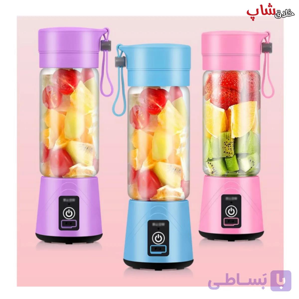 مخلوط کن همراه و شیکر شارژی USB کد W21 — تصویر 1