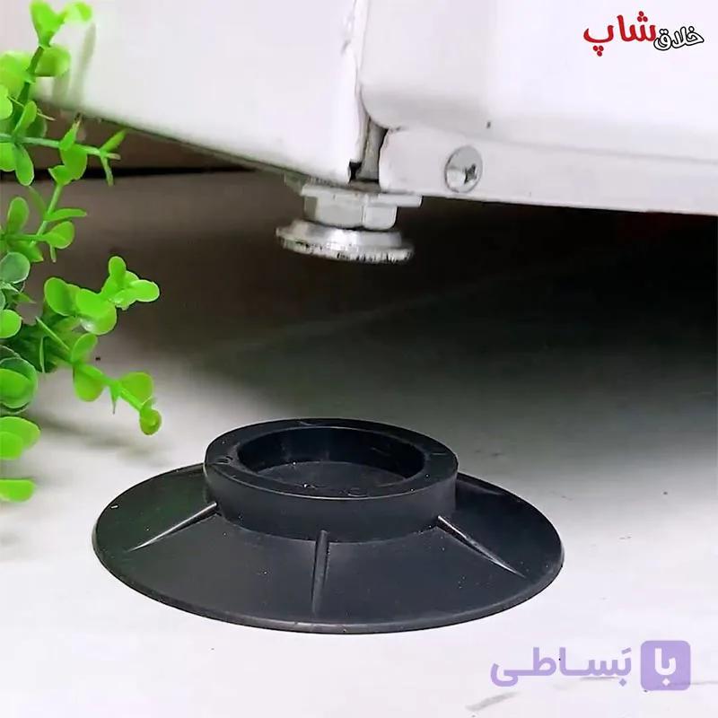 لرزه گیر ماشین لباسشویی (ضربه گیر و نگهدارنده پایه مبل و تخت 4 عددی) — تصویر 1