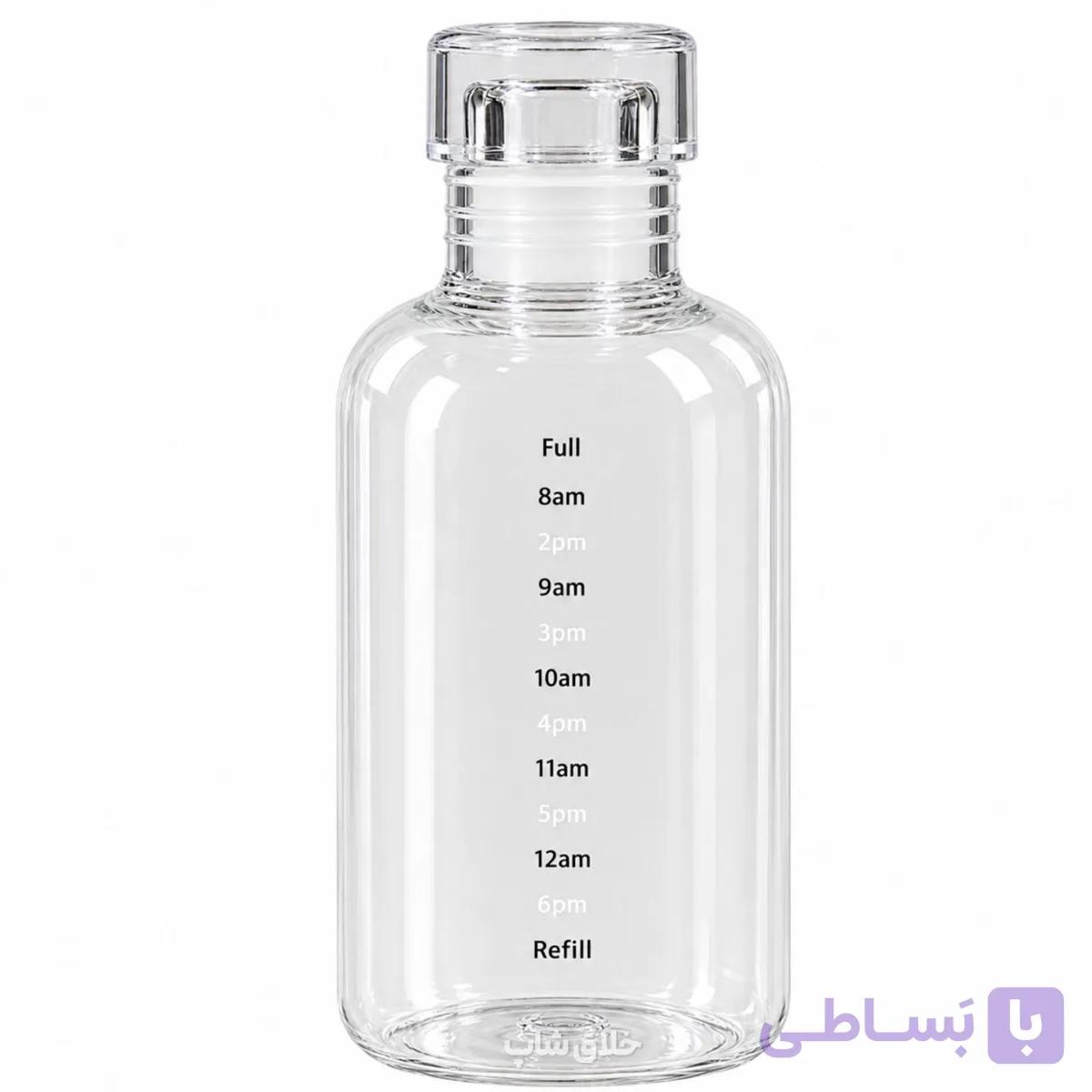 ماگ شیشه ای پیرکس 350ML-بطری جیبی طرح ایکیا — تصویر 1