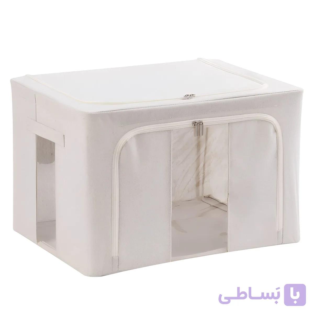 باکس لباس تاشو اسکلت دار برزنتی بزرگ تمام خال خالی — تصویر 1