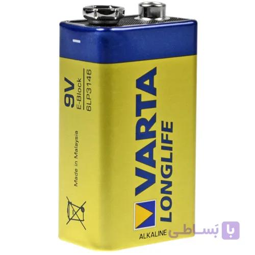 باتری کتابی آلکالاین وارتا VARTA 9V — تصویر 1