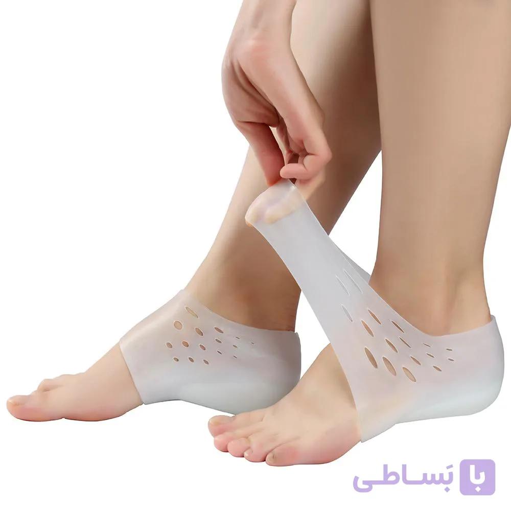 جوراب افزایش قد و پد سیلیکونی پاشنه کد 13 — تصویر 1