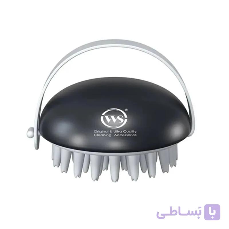 ماساژور سر و شوینده مو سیلیکونی دسته دار WS-110 — تصویر 1