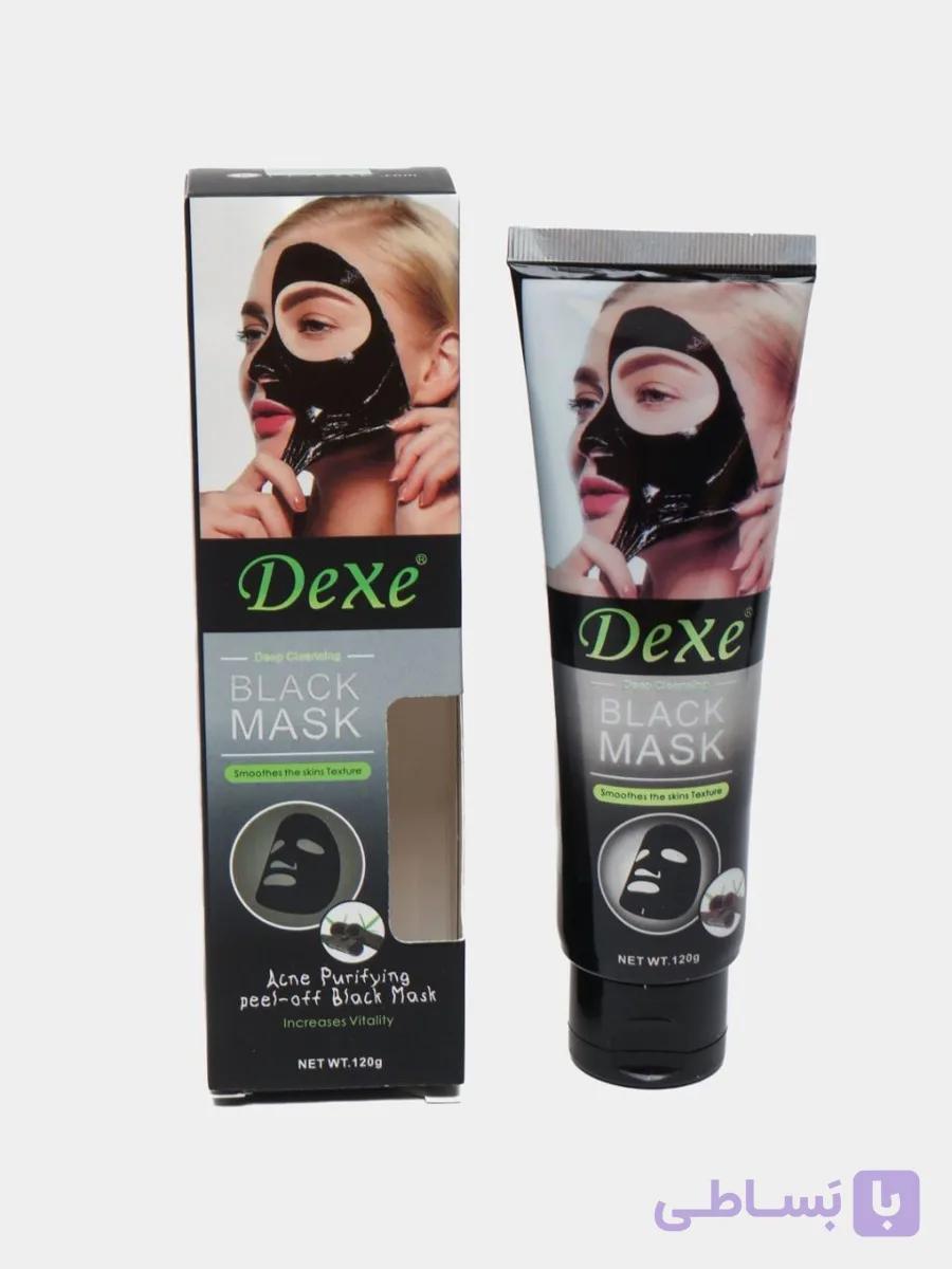 ماسک سیاه صورت لایه بردار تیوپی CHARCOAL MASK DEXE — تصویر 1