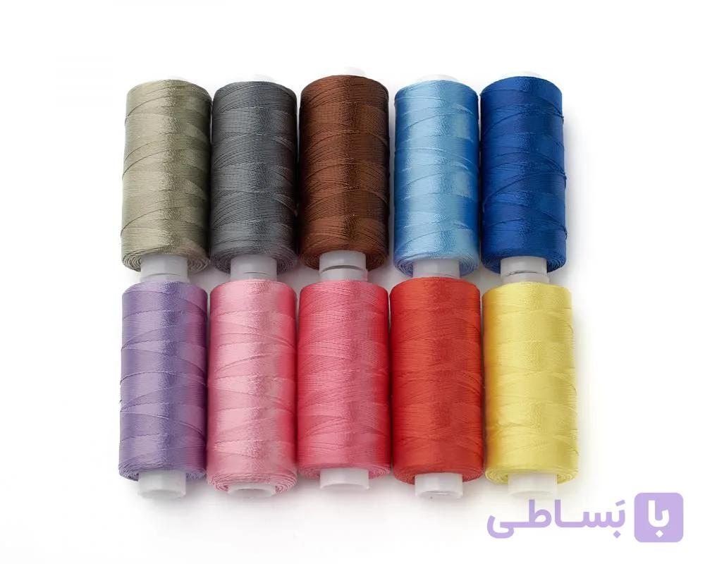 پک کامل نخ خیاطی رنگی 24 عددی ORGENALI — تصویر 1