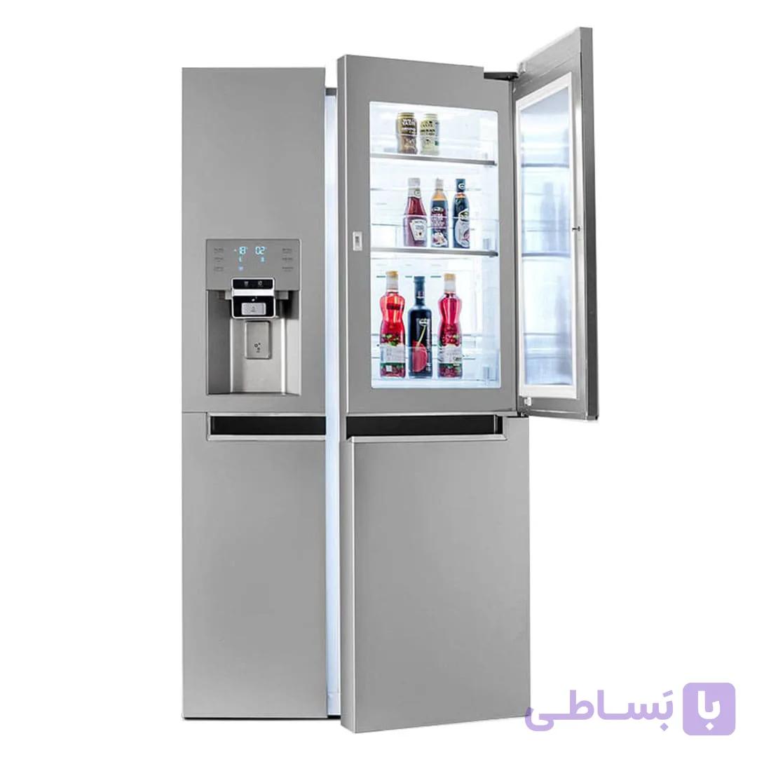 یخچال و فریزر ساید بای ساید دوو مدل پرایم سه درب سایز متوسط D4S-0034SS