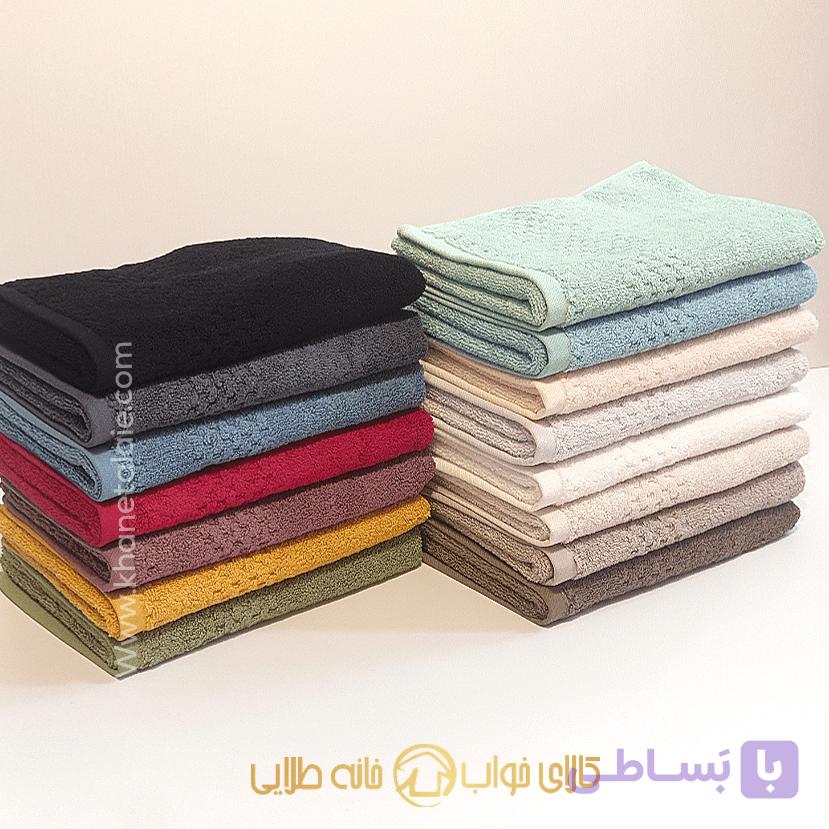 حوله دستی 80*40 برند لینتکس طرح رومنس — تصویر 1