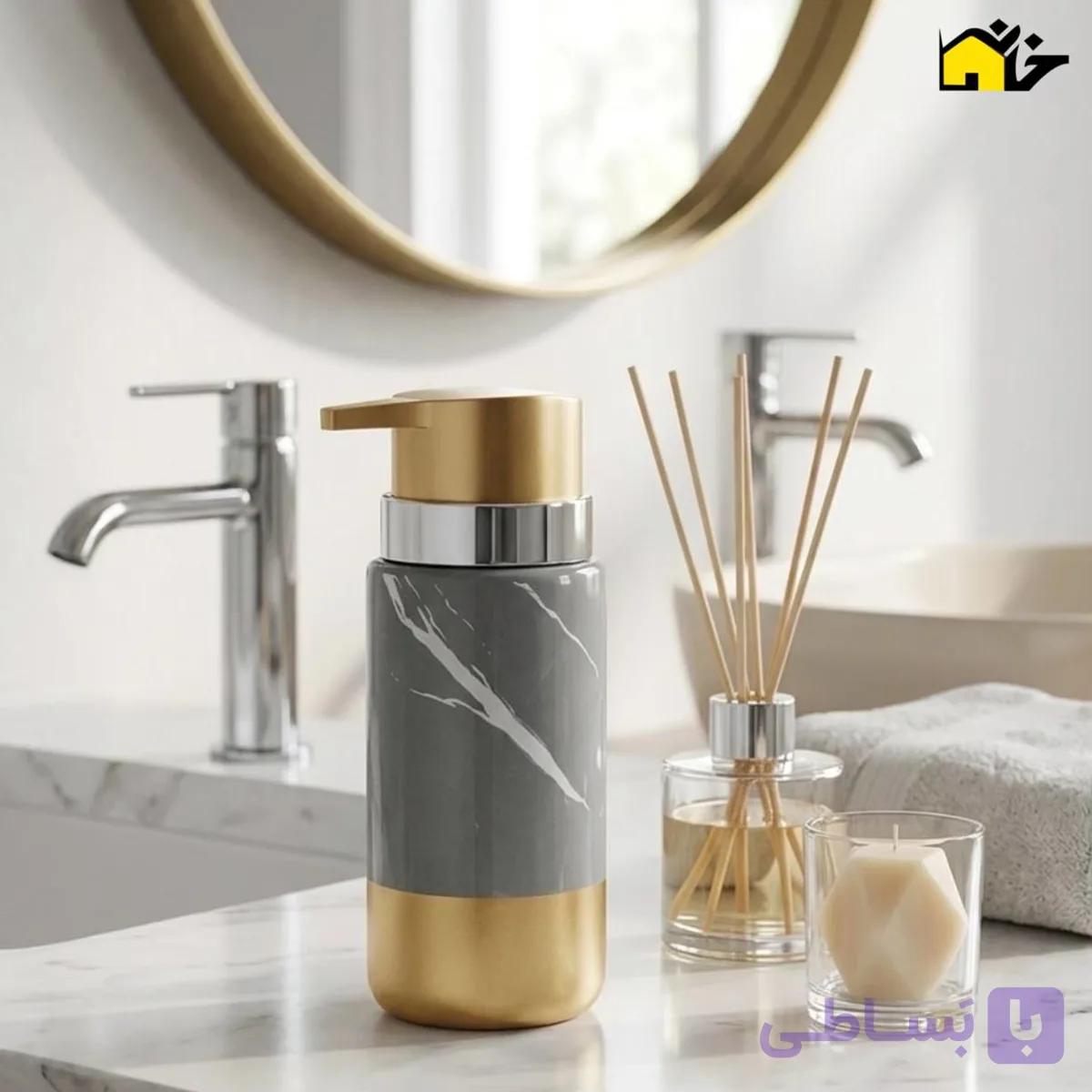 جامایع سرامیکی رومیزی مدل ماربل — تصویر 1