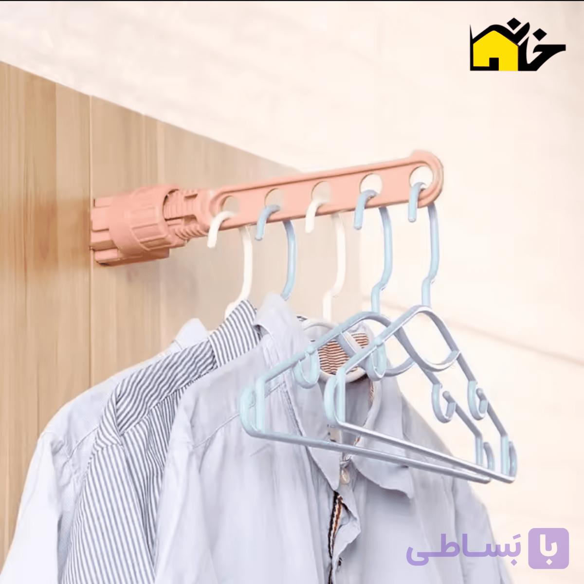 رخت آویز کاربردی پنجره ای مدل قفل دار — تصویر 1