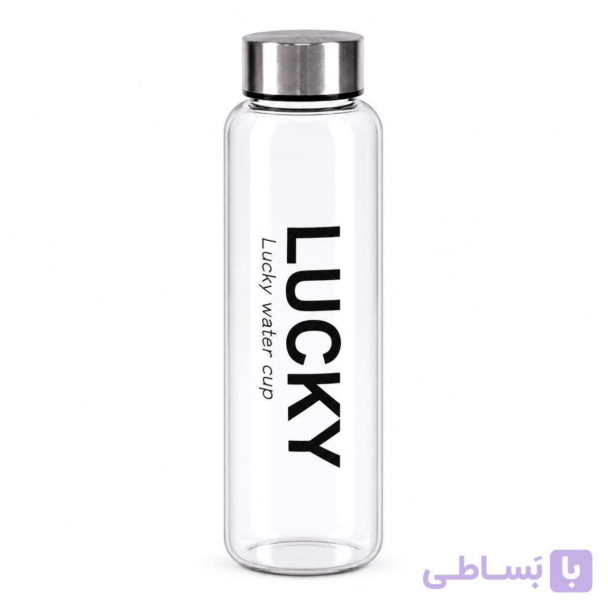 بطری آب 1.2 لیتر شیشه‌ای والرین با درب استیل فروشگاه اینترنتی خانه نو
