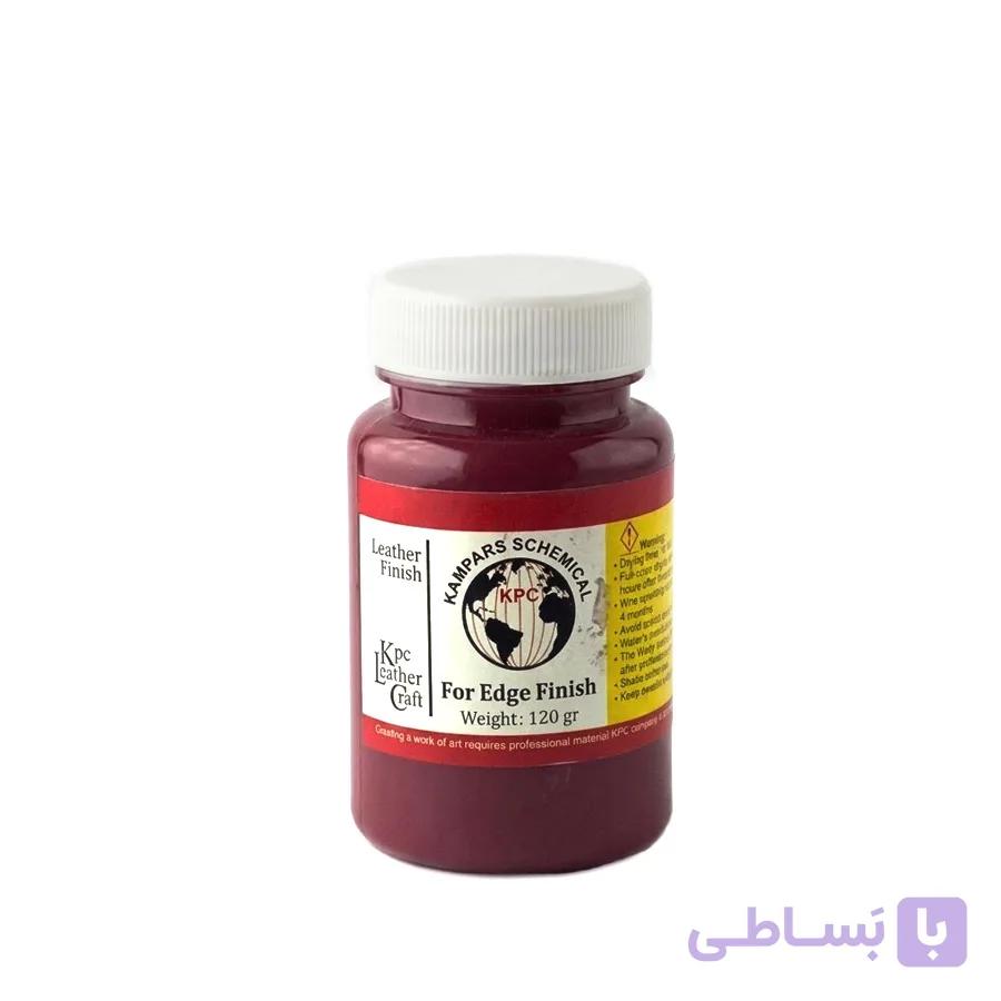 رنگ لبه چرم دوزی KPC پلاس زرشکی — تصویر 1