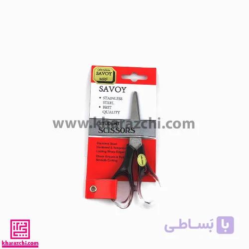 قیچی کوچک savay دسته عسلی — تصویر 1