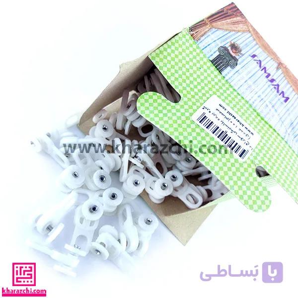 گیره پرده پلاستیکی سوراخ دار – تکی و جعبه ای — تصویر 1