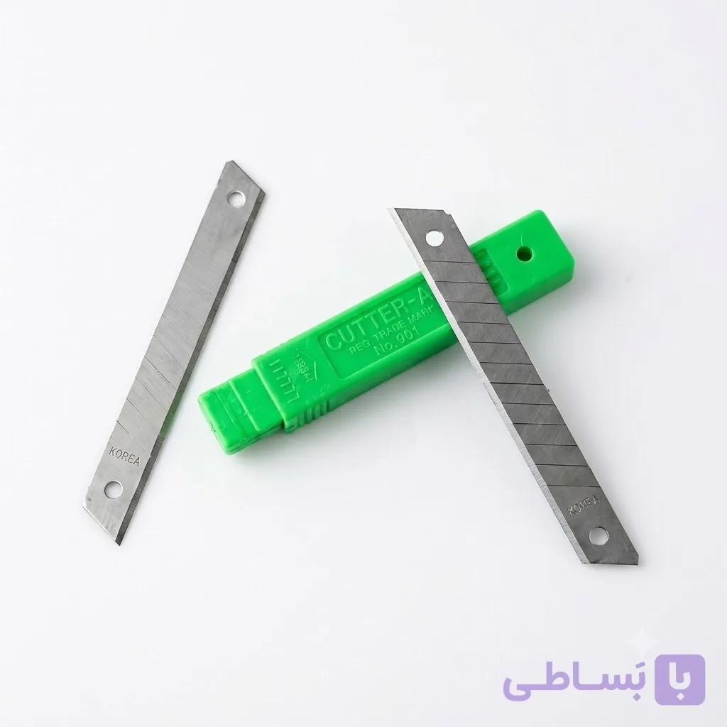 تیغ زاپاس کاتر دستی سایز کوچک – کره ای — تصویر 1