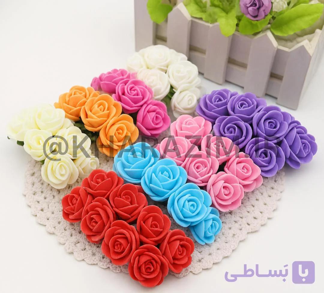 گل فوم 144 عددی کوچک رنگی