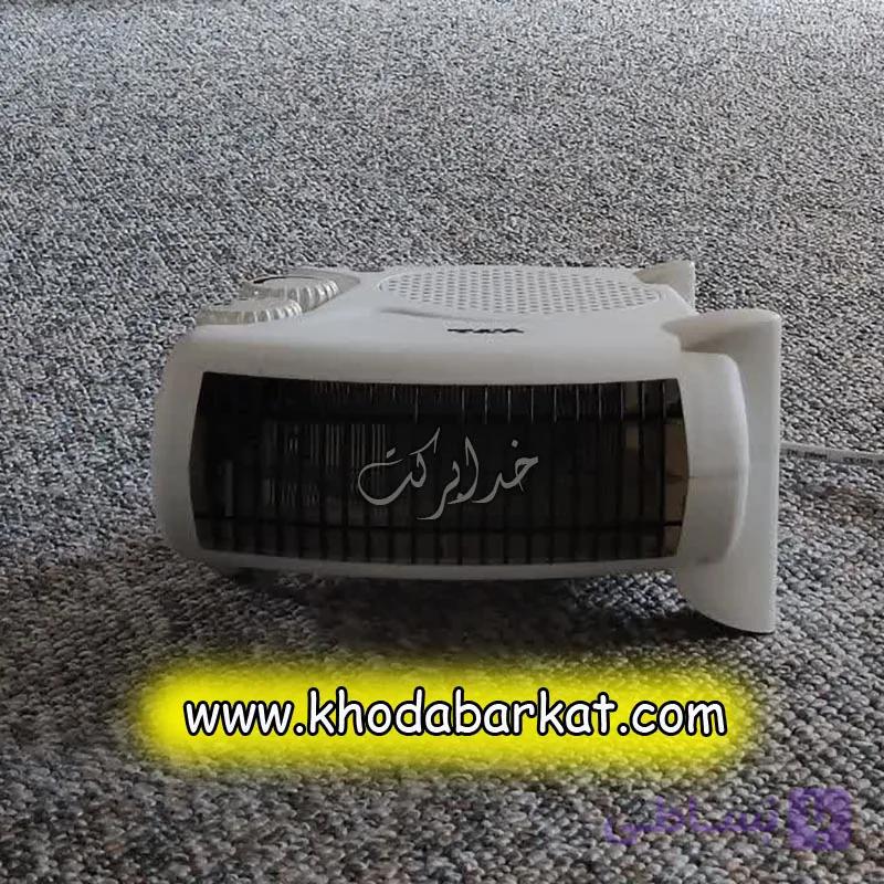 بخاری برقی فن دار رومیزی برفاب مدل QH-2000 — تصویر 1