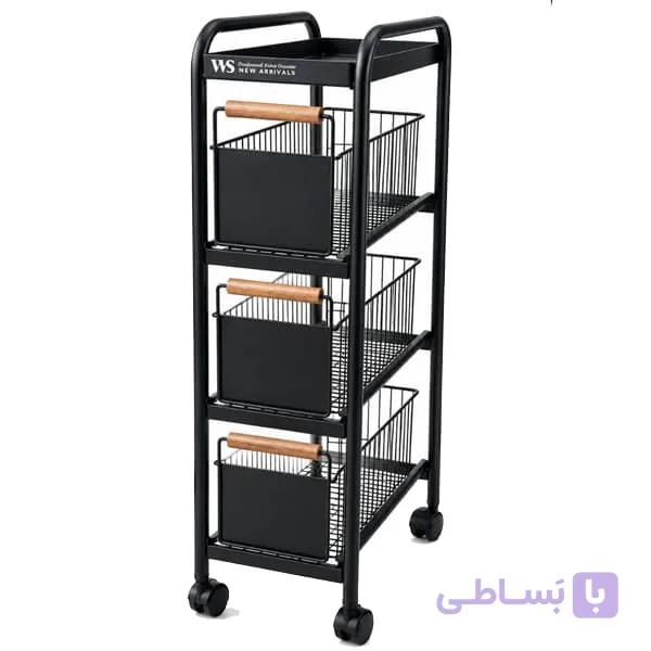ترولی 3کشو اسلیم WS دبلیو اس X9 — تصویر 1