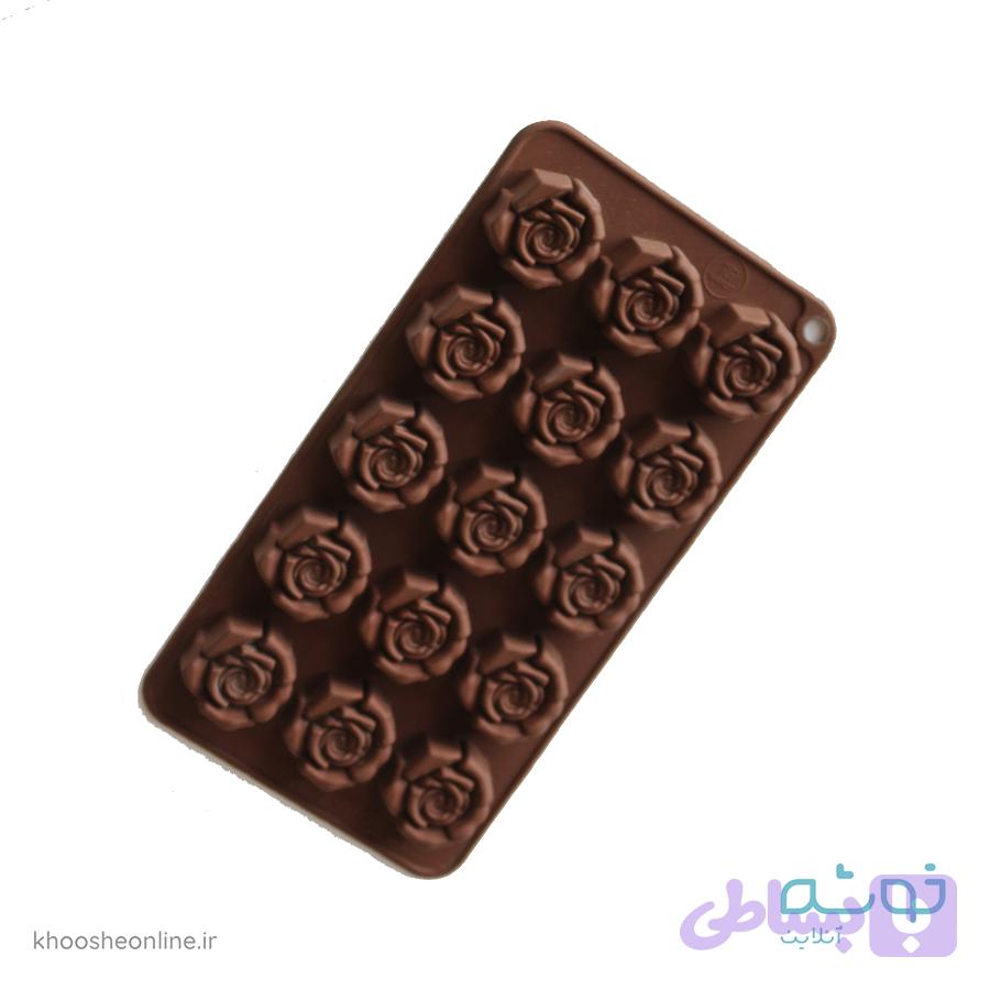 قالب شکلات سیلیکونی گل رز022