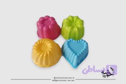 قالب ژله پلاستیکی 4عددی