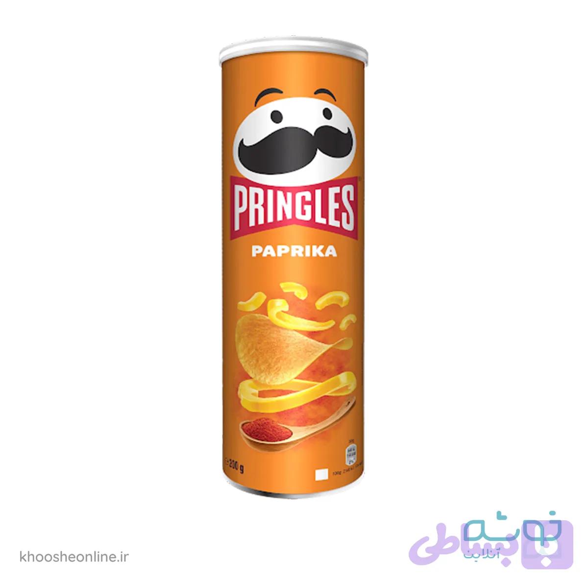 چیپس 165 گرمی پرینگلز پاپریکا PRINGLES PAPRIKA155