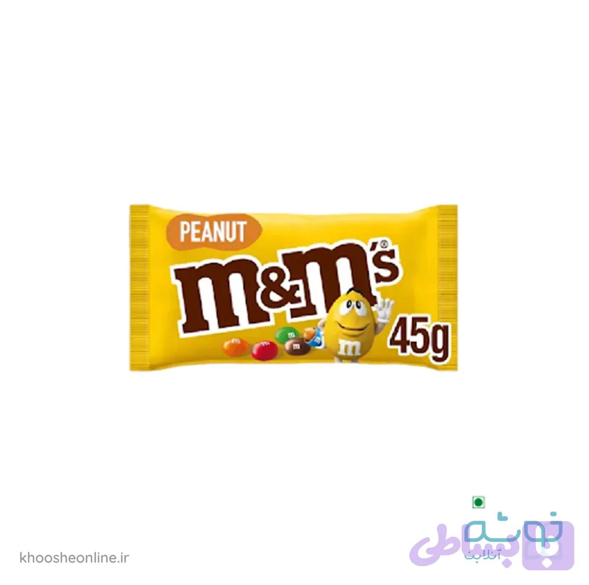 اسمارتیز ام اند ام بادام زمینی 45 گرمی