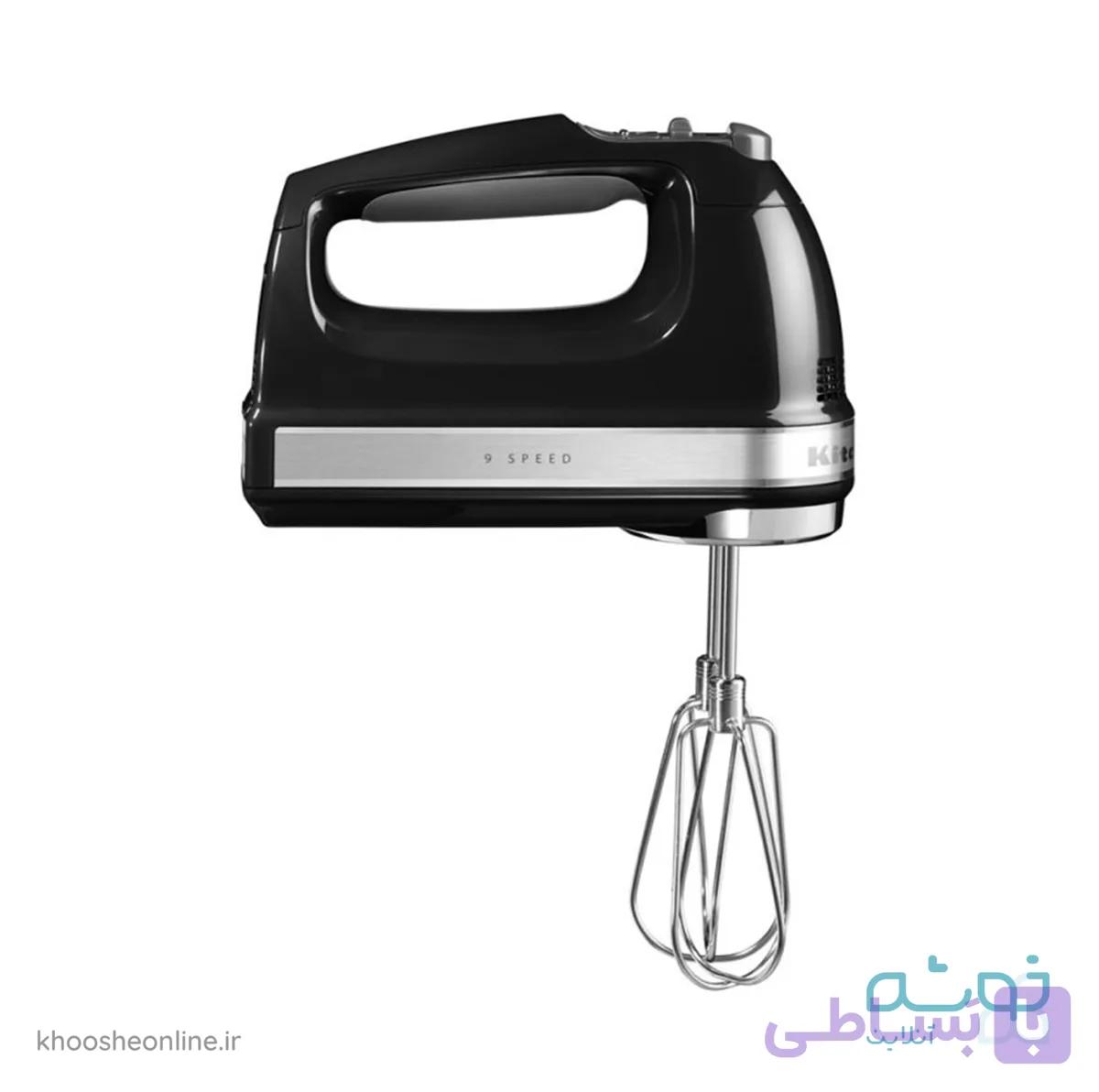 همزن برقی دستی 9 سرعته کیچن اید آمریکا مشکی — تصویر 1