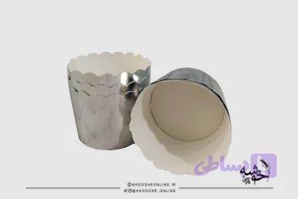 مافین متالایز نقره ای