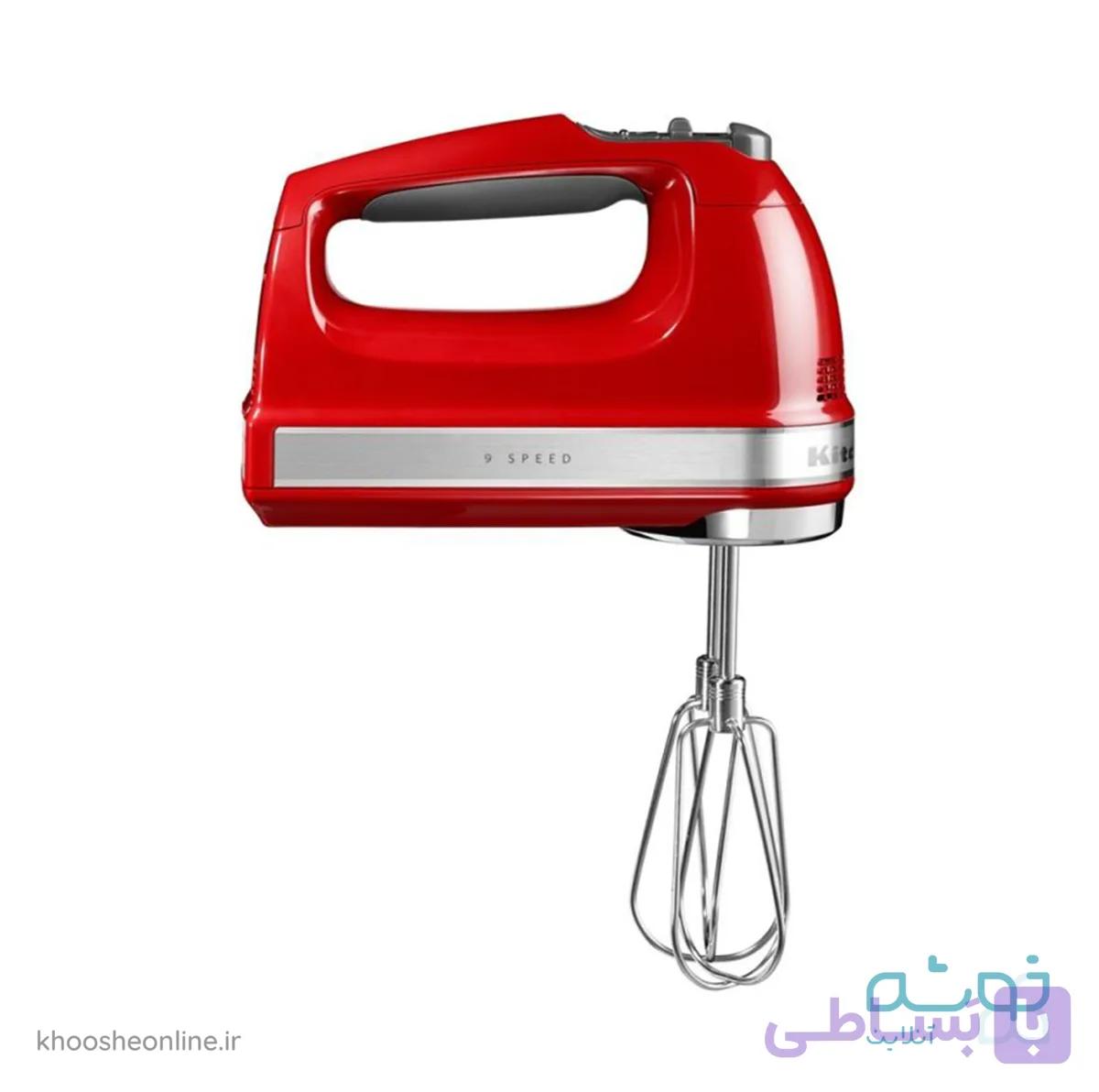 همزن برقی دستی 9 سرعته کیچن اید آمریکا قرمز 5KHM9212EAC — تصویر 1
