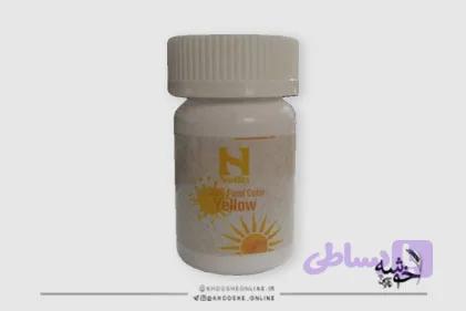 رنگ ژله ای زرد35گرمی نلینNELIN