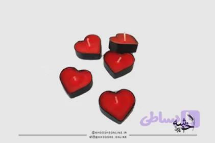 شمع وارمر قلب 5عددی