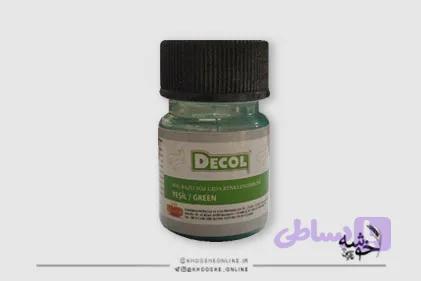 رنگ پودری سبز 7گرمی ترک دکولDECOL