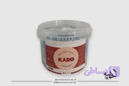 خمیرفوندانت آبی کارو